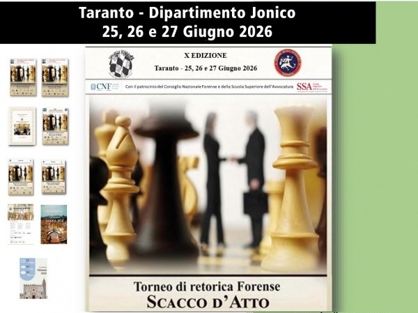 Torneo di retorica forense itinerante “Scatto d’Atto” 2026
